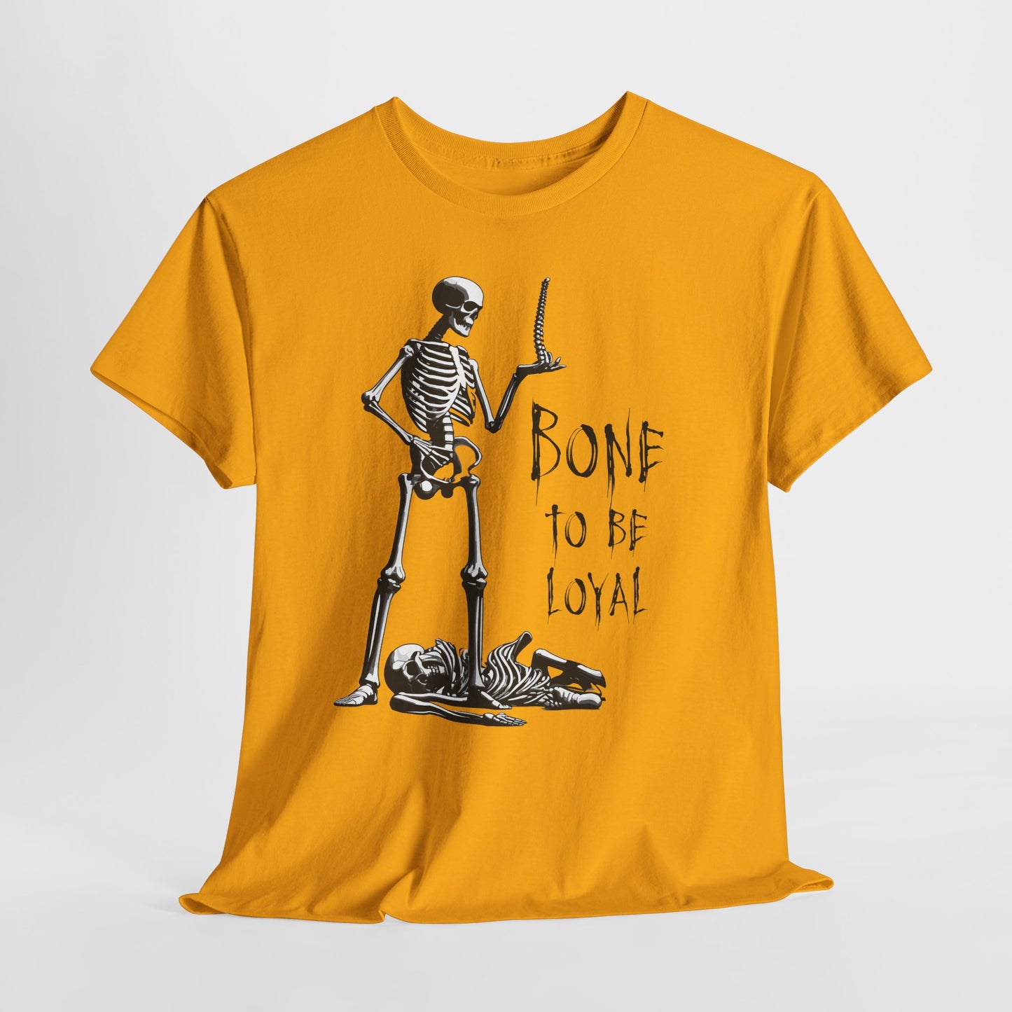 Skeleton Spine Pun T-Shirt - Funny Dark Humor Anatomy Tee