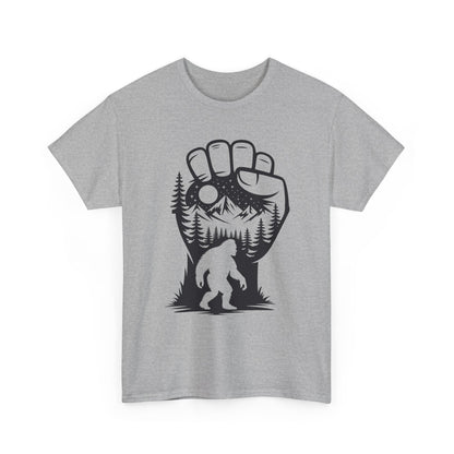 Bigfoot Forest Silhouette T-Shirt - Sasquatch Mountain Tee