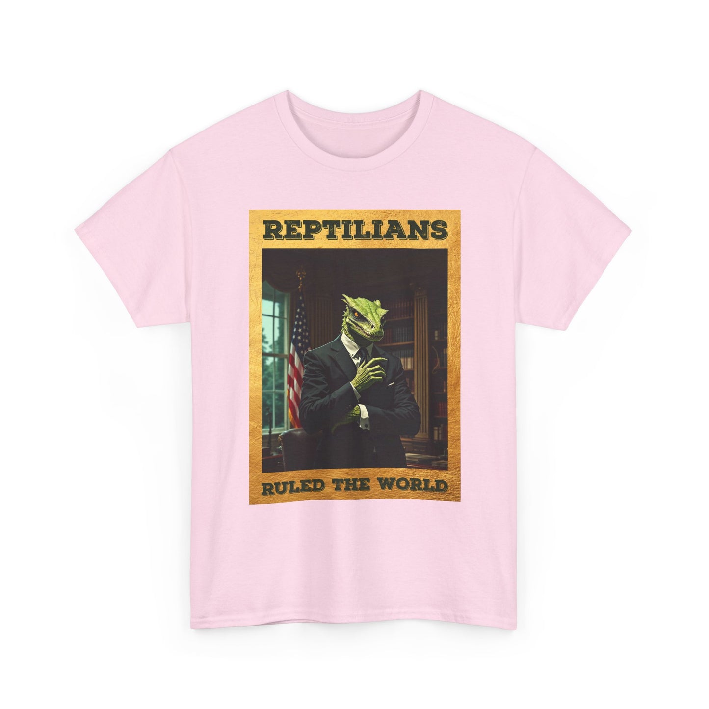 Reptilians Ruled the World Shirt - Reptilian Meme Satire Tee