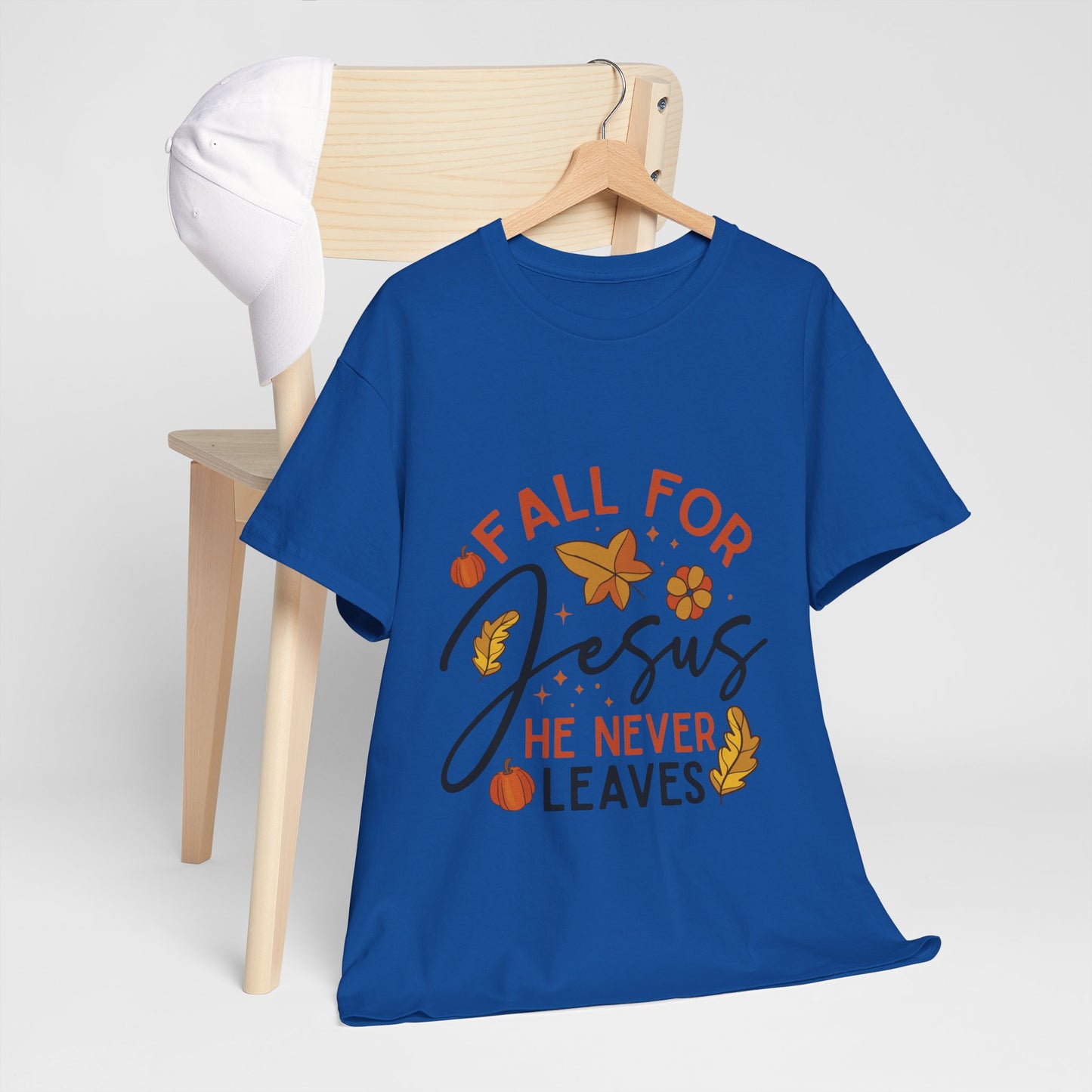Fall For Jesus T-Shirt - Christian Faith Thanksgiving Autumn Pumpkin Tee