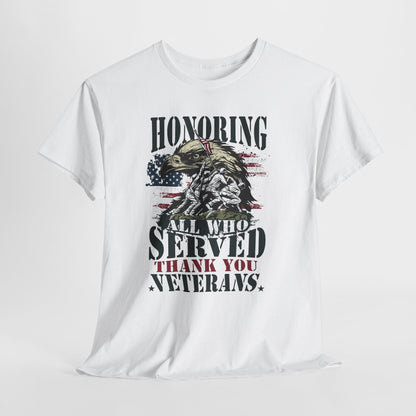 Thank You Veterans T-Shirt - Eagle, Flag & Iwo Jima Tribute Tee