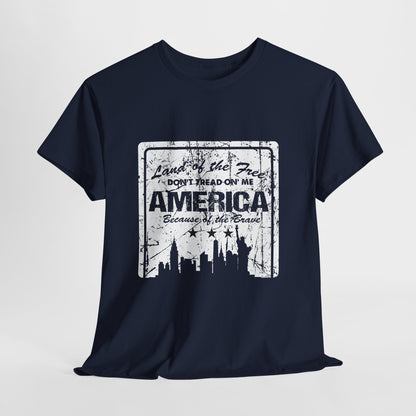 Statue of Liberty Patriotic Shirt - Distressed USA Freedom Tee