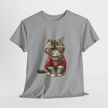 Grumpy Christmas Cat T-Shirt