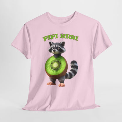 Pipi Kiwi Shirt – Funny Raccoon Fruit Mashup Tee