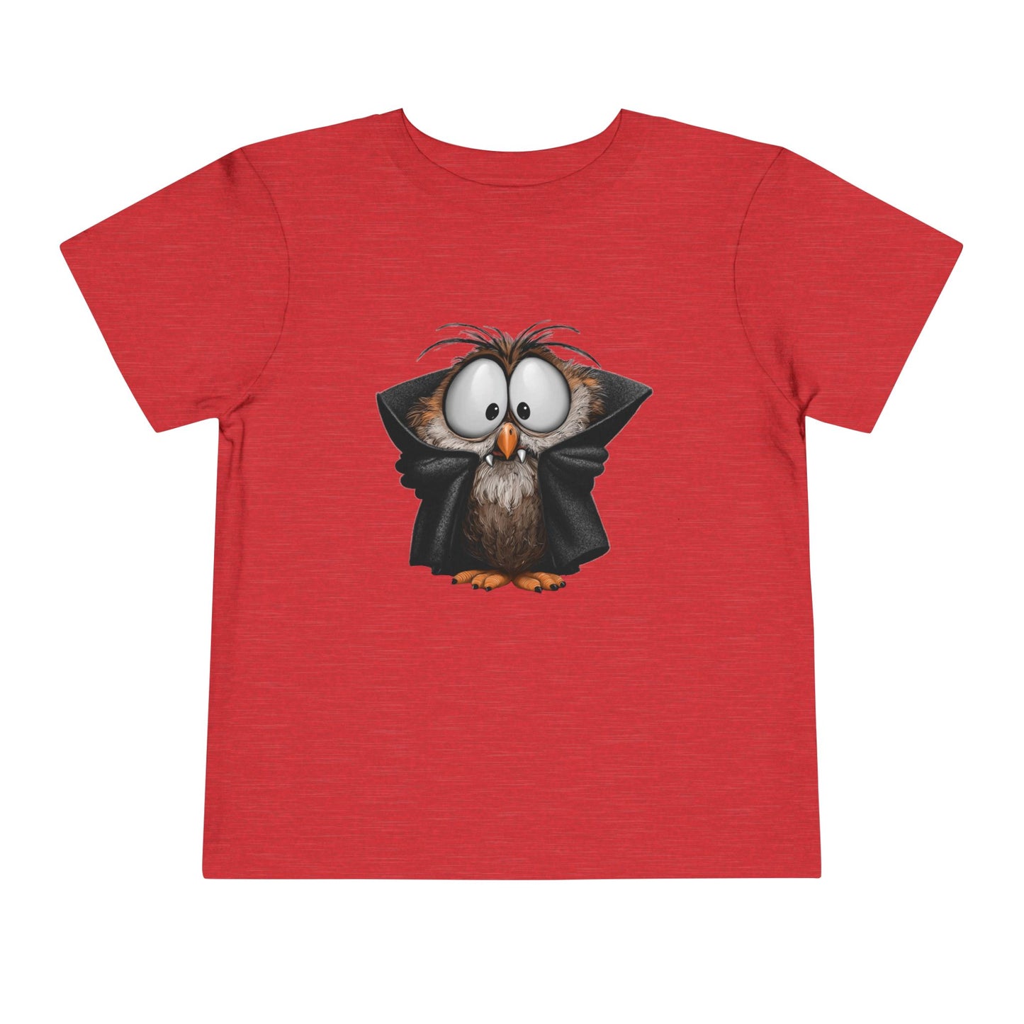 Vampire Owl Kids T-Shirt - Cute Big Eyes Toddler Halloween Tee