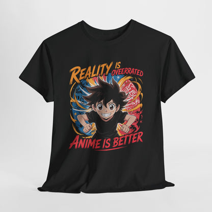 Reality Is Overrated Anime Shirt - Funny Otaku Tee