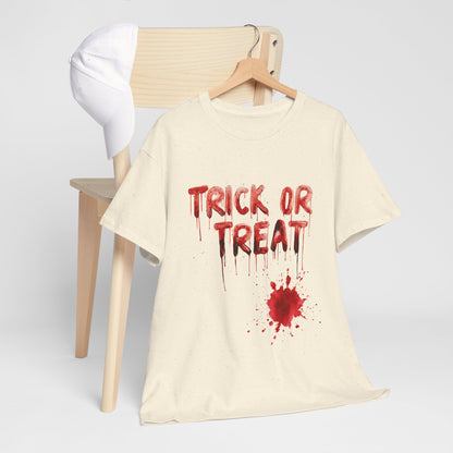 Trick or Treat Blood T-Shirt - Dripping Horror Halloween Tee