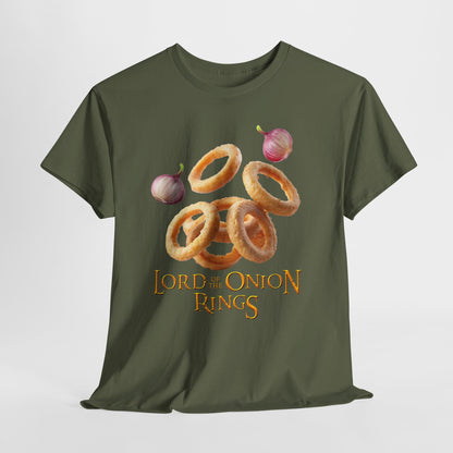Lord of the Onion Rings - Funny Food & Fantasy Parody T-Shirt