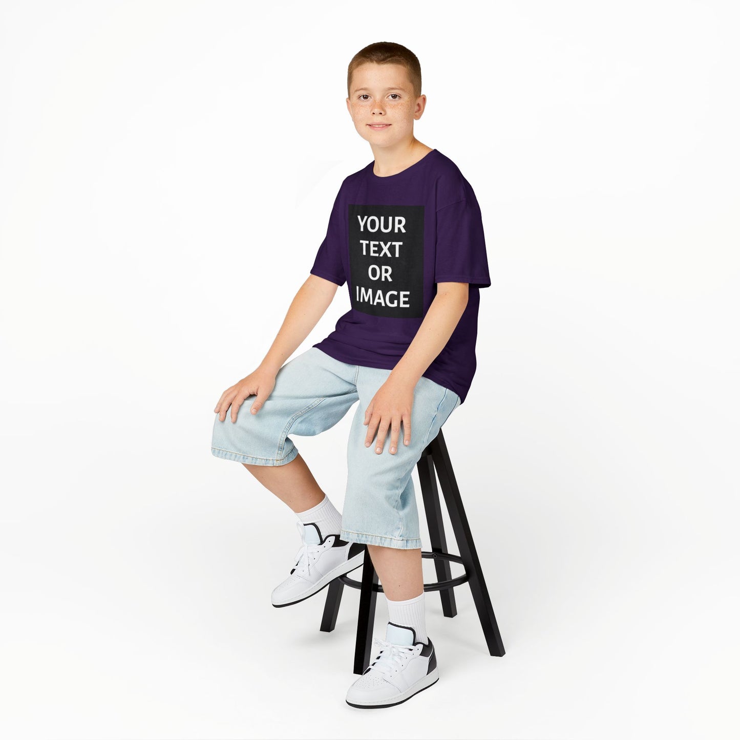 Kids Customizable Tee - Personalized Your Text or Image Shirt