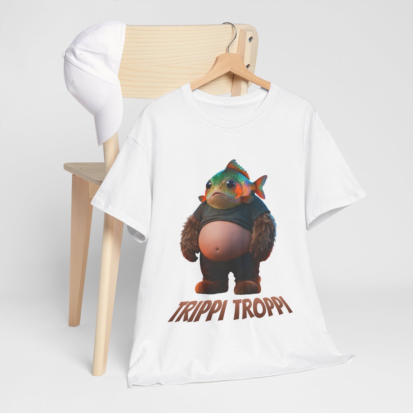 Trippi Troppi Shirt – Absurd Fish Monster Funny Surreal Art Tee
