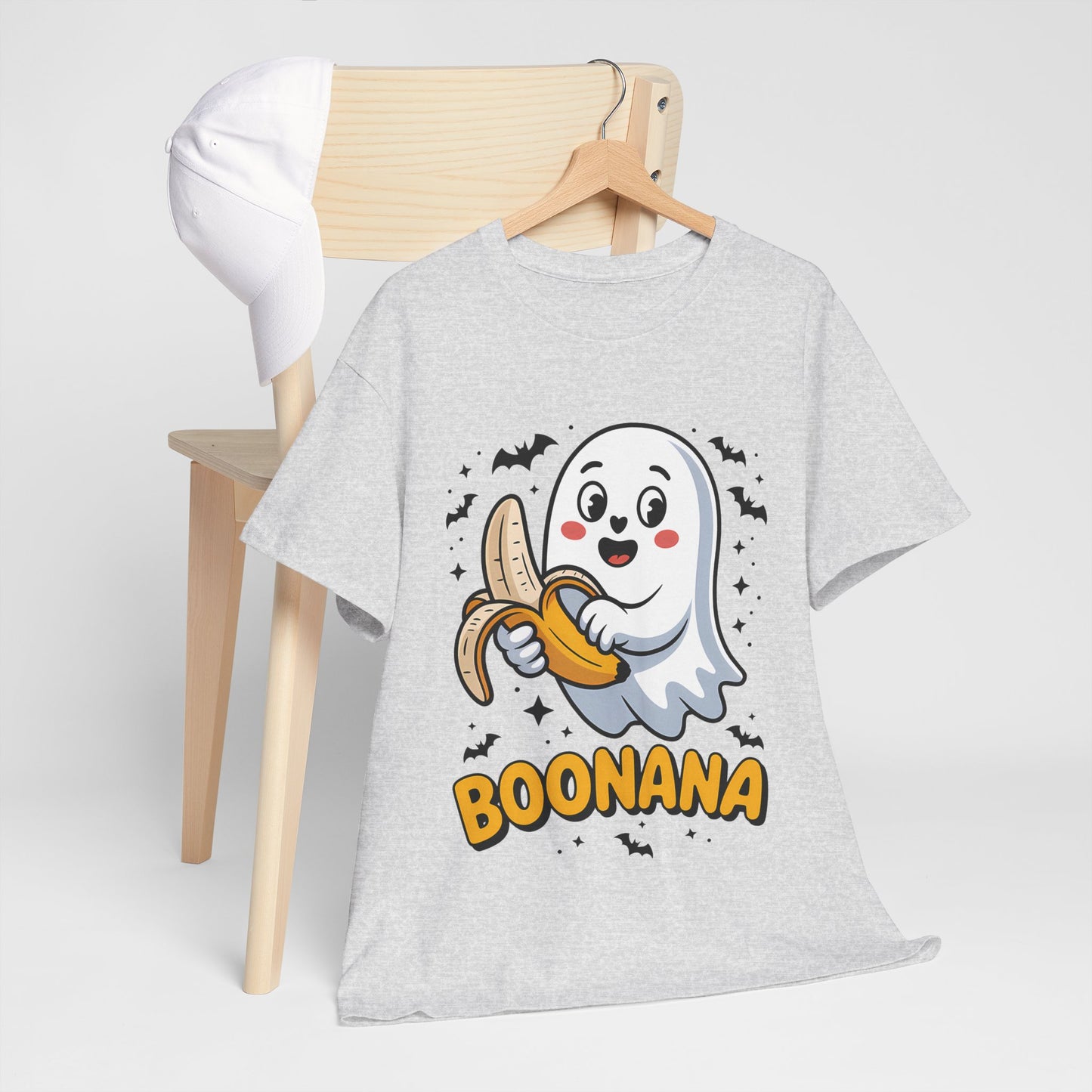 Boonana Ghost T-Shirt - Cute Halloween Banana Pun Tee