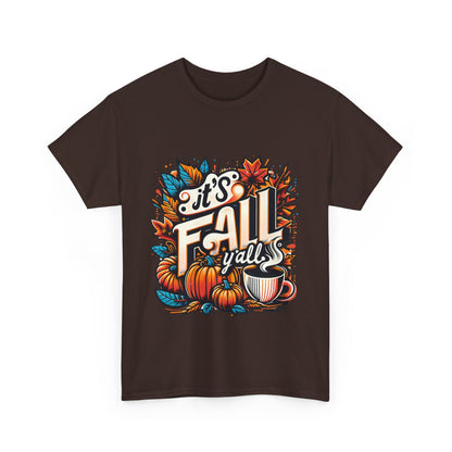 It’s Fall Y’all T-Shirt - Pumpkin Spice Autumn Coffee Lover Tee