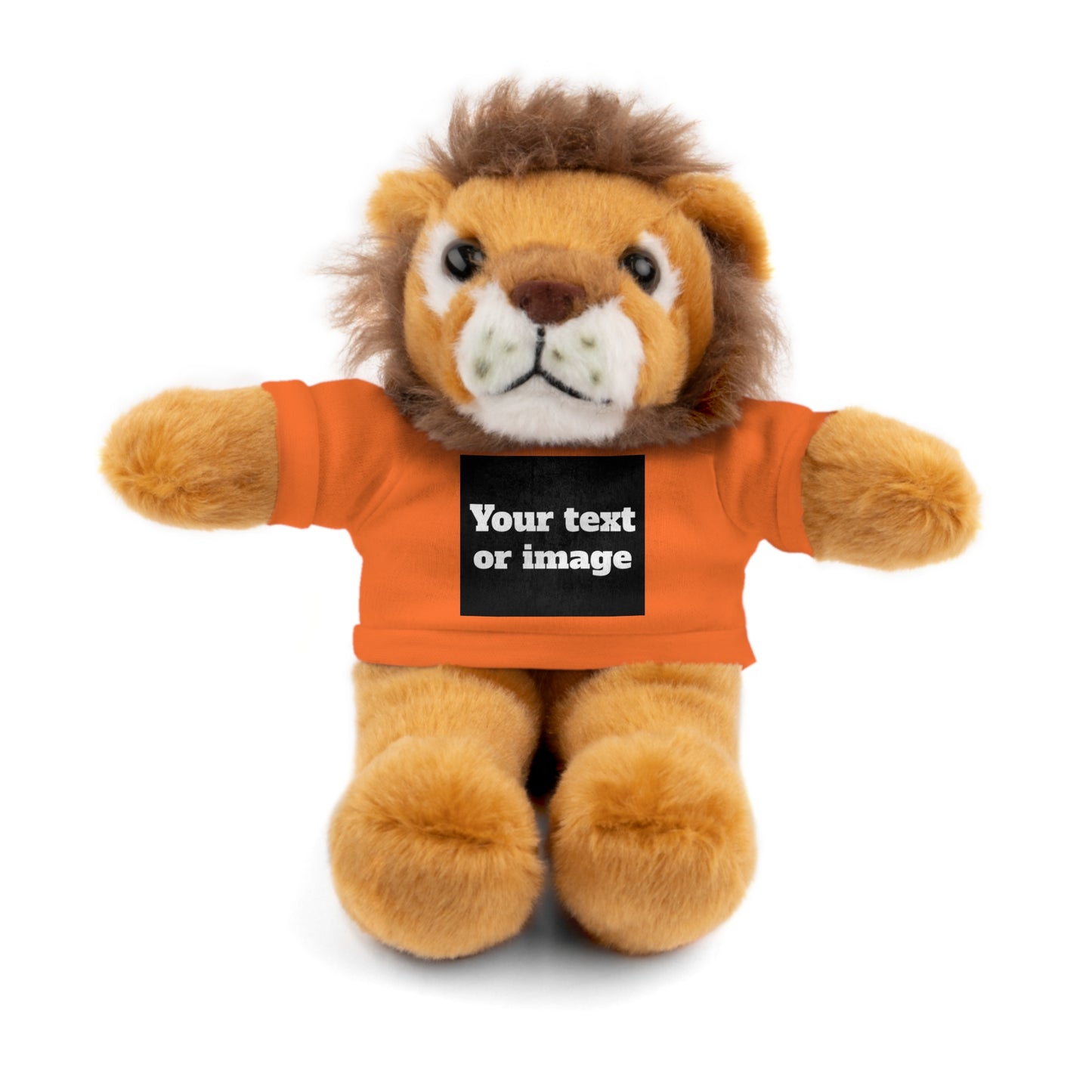 Personalisiertes Plüschtier mit individuellem T-Shirt – Einzigartiges Geschenk mit Namen oder Foto