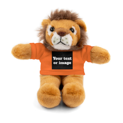 Personalisiertes Plüschtier mit individuellem T-Shirt – Einzigartiges Geschenk mit Namen oder Foto