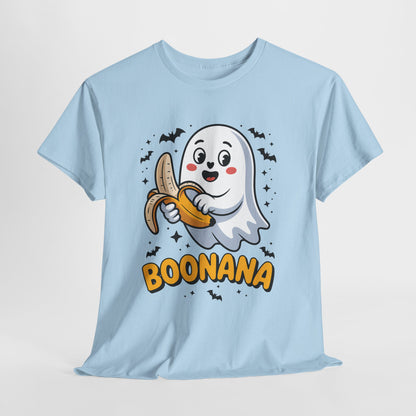 Boonana Ghost T-Shirt - Cute Halloween Banana Pun Tee