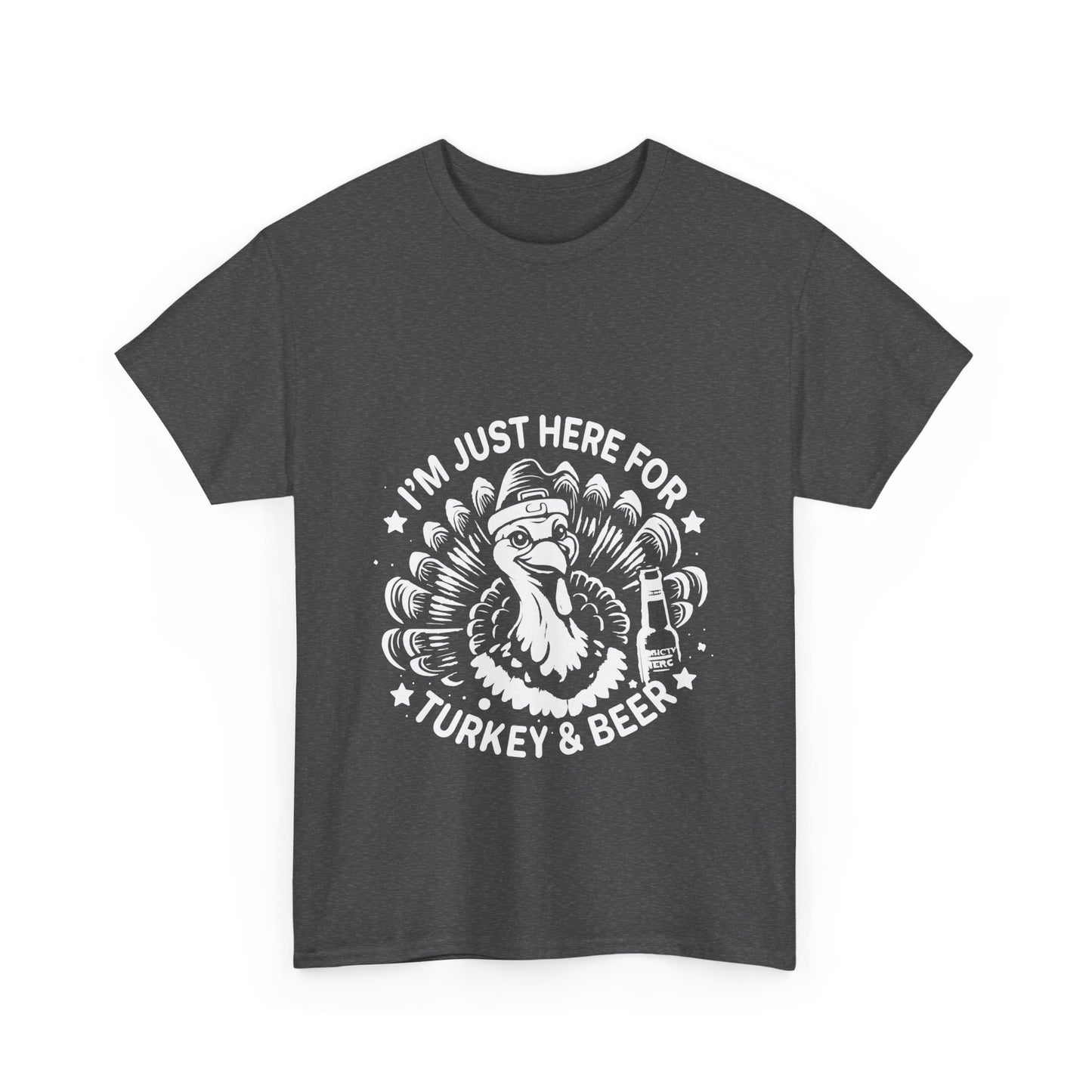 Turkey and Beer T-Shirt - Funny Thanksgiving Drinking Tee