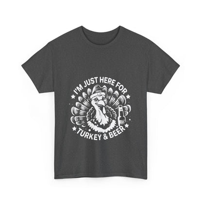 Turkey and Beer T-Shirt - Funny Thanksgiving Drinking Tee