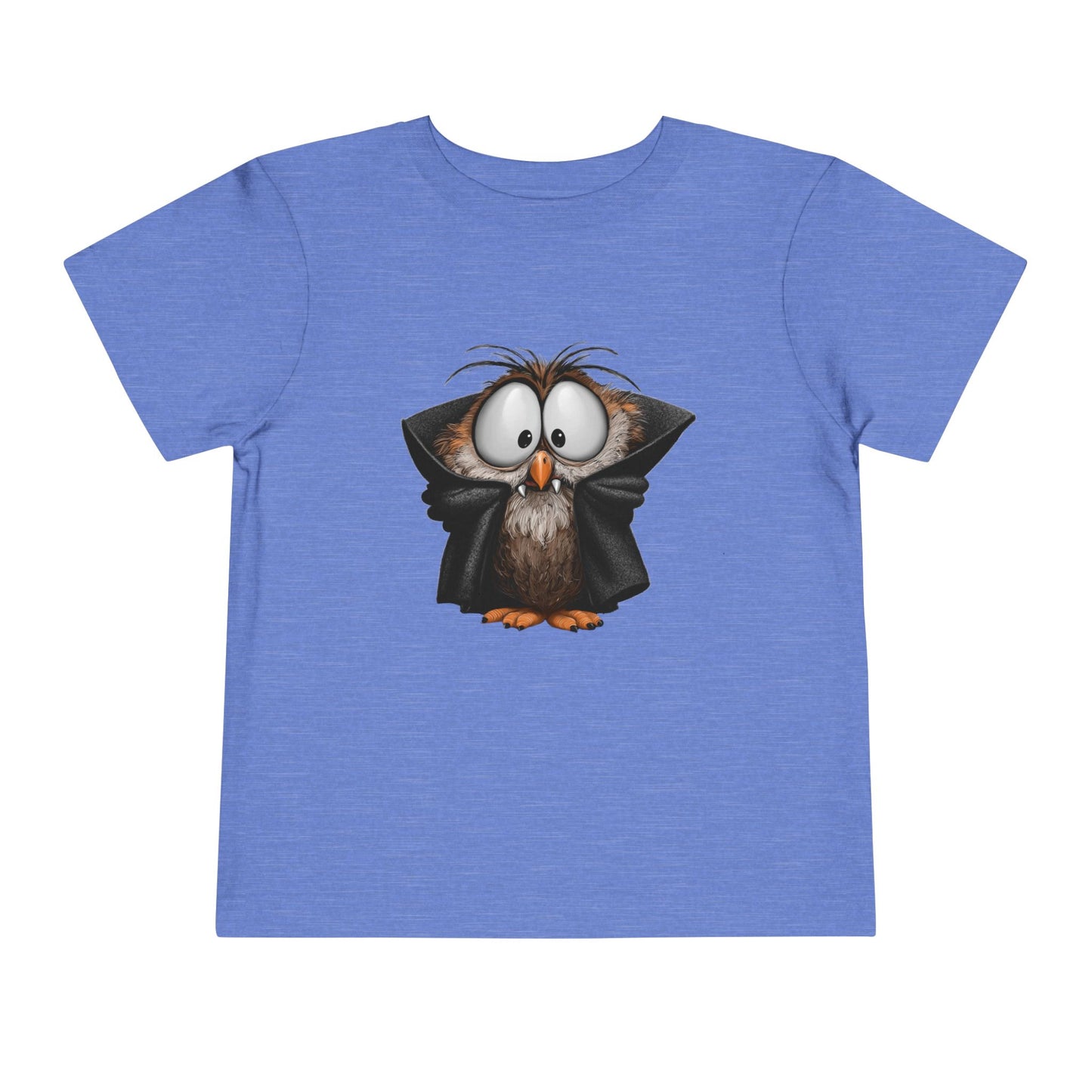 Vampire Owl Kids T-Shirt - Cute Big Eyes Toddler Halloween Tee