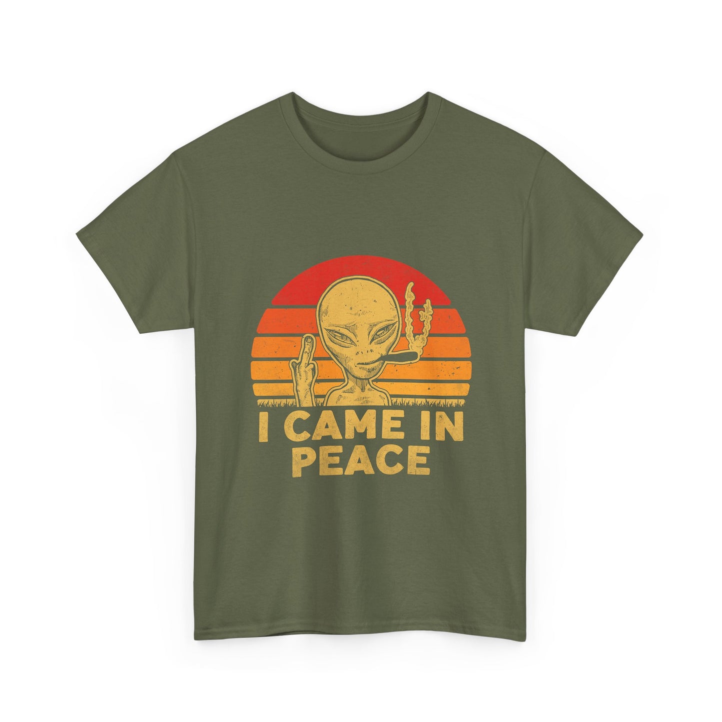 I Came in Peace Alien Shirt - Funny UFO Sarcasm T-Shirt