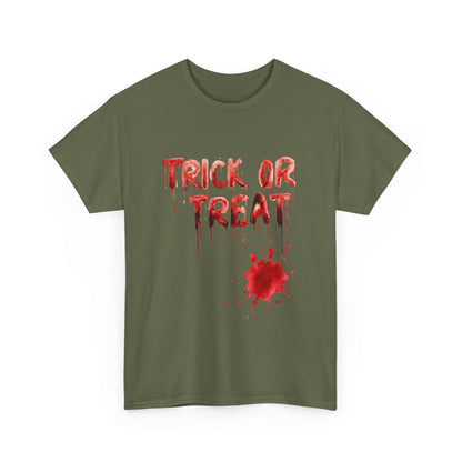 Trick or Treat Blood T-Shirt - Dripping Horror Halloween Tee