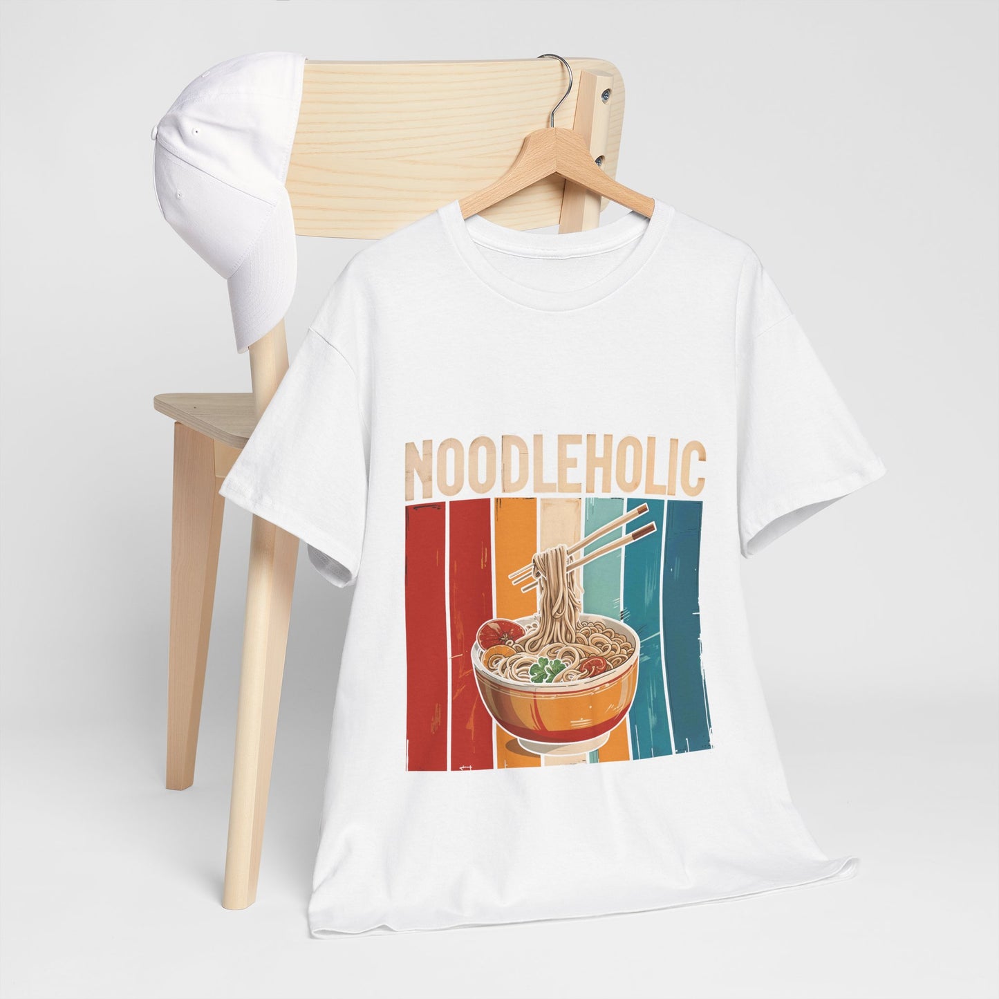 Noodleholic Shirt - Retro Ramen Bowl Tee