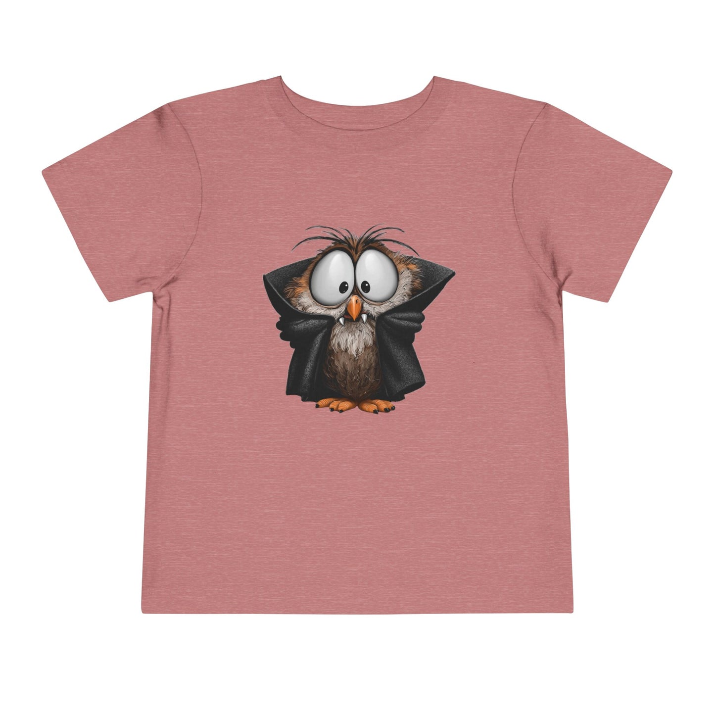 Vampire Owl Kids T-Shirt - Cute Big Eyes Toddler Halloween Tee