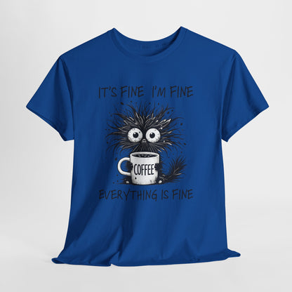 Caffeine Chaos Monster T-Shirt - Funny Coffee Tee