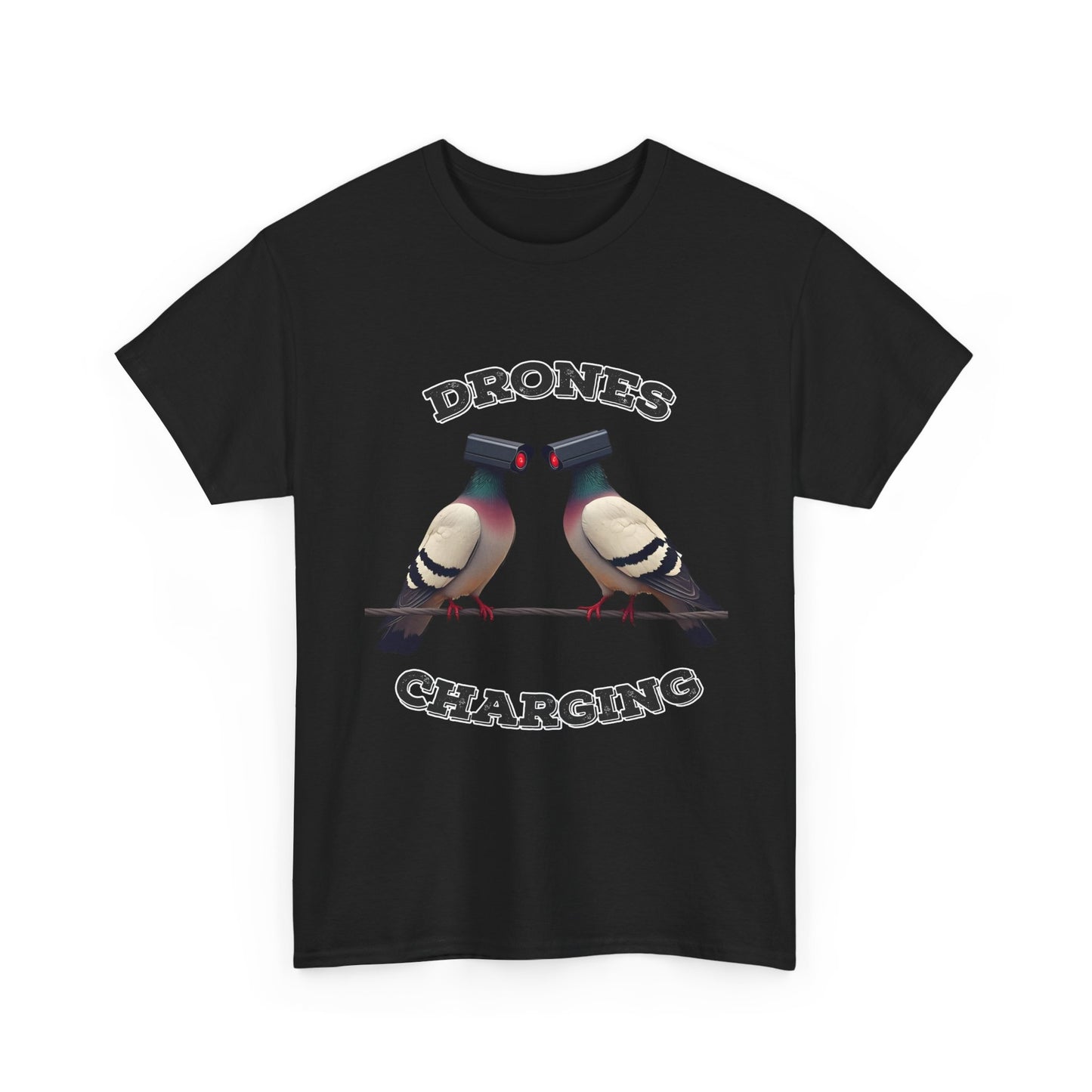 Drohnen laden Shirt - Lustiges Taubenkamera-Meme-T-Shirt