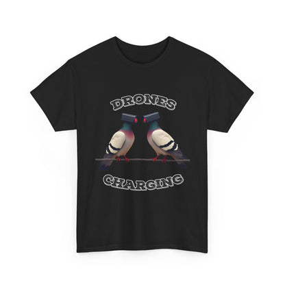 Drohnen laden Shirt - Lustiges Taubenkamera-Meme-T-Shirt