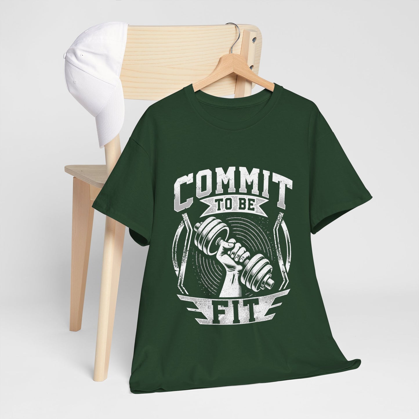 Commit to Be Fit Shirt - Motivational Gym Tee