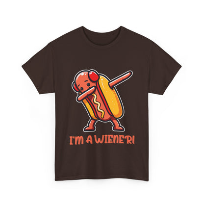 I'm a Wiener Hot Dog T-Shirt - Funny BBQ Pun Kawaii Tee