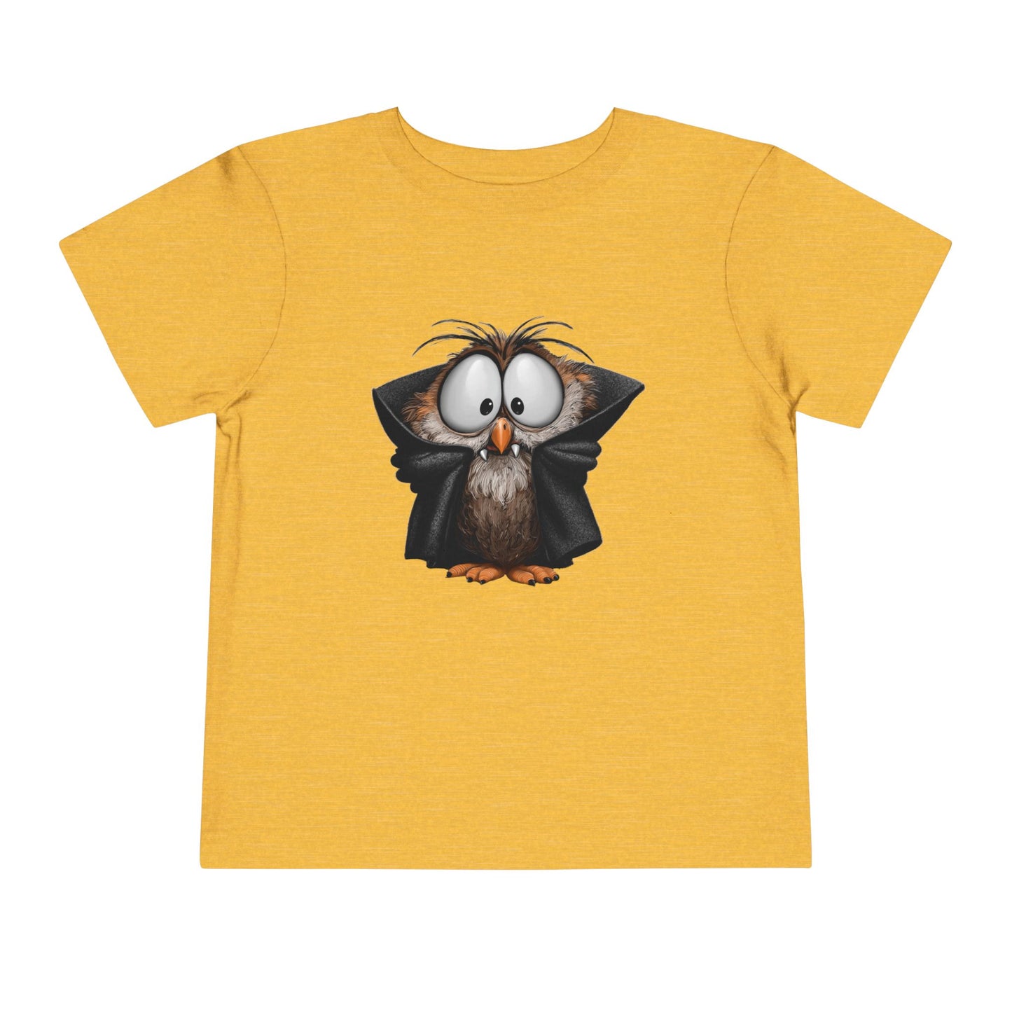Vampire Owl Kids T-Shirt - Cute Big Eyes Toddler Halloween Tee