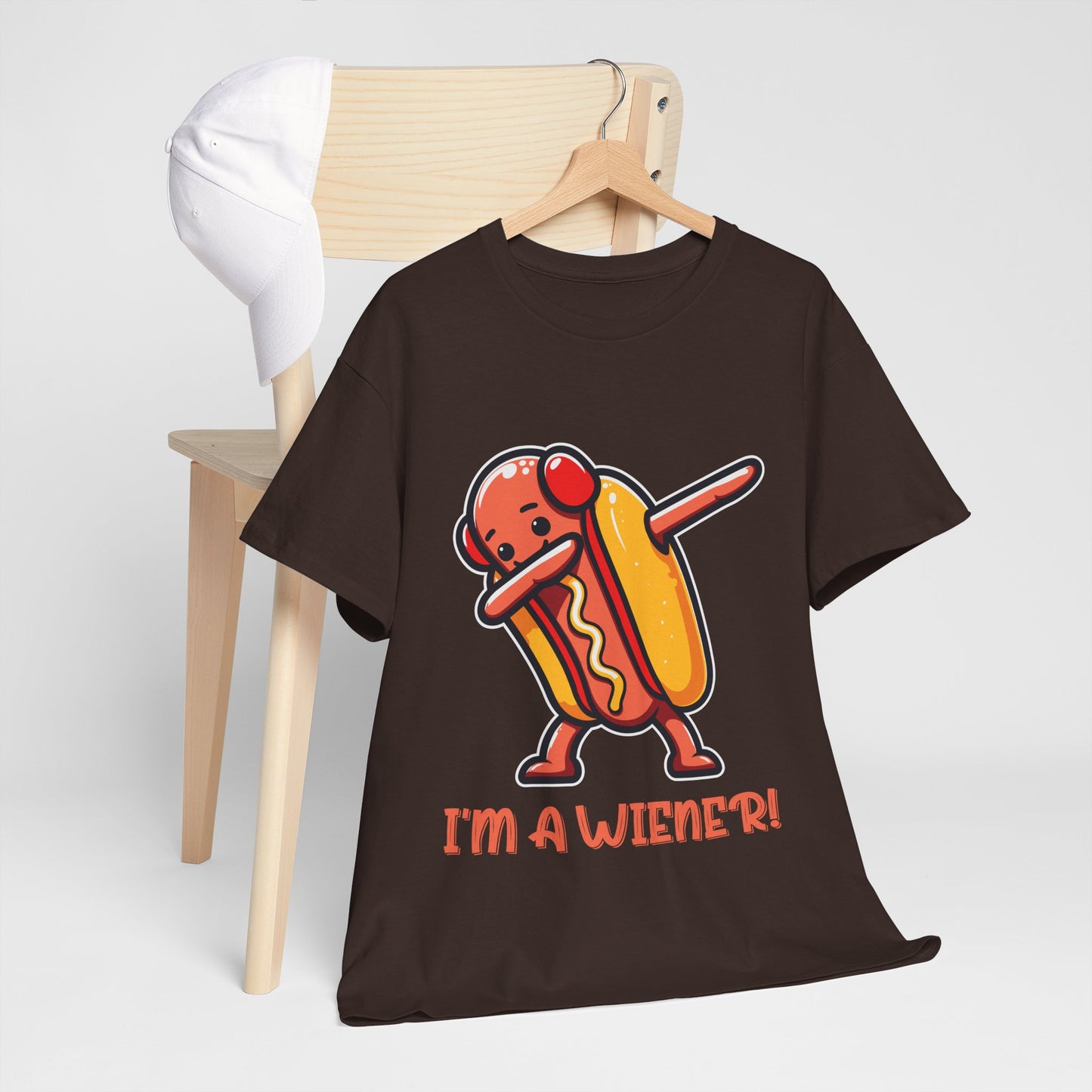 I'm a Wiener Hot Dog T-Shirt - Funny BBQ Pun Kawaii Tee