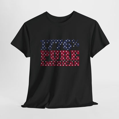 1776 Pure American T-Shirt - Vintage Patriotic USA 4th of July Tee