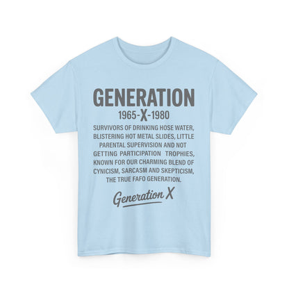 Generation X T-Shirt - 1965-1980 Hose Water Survivor