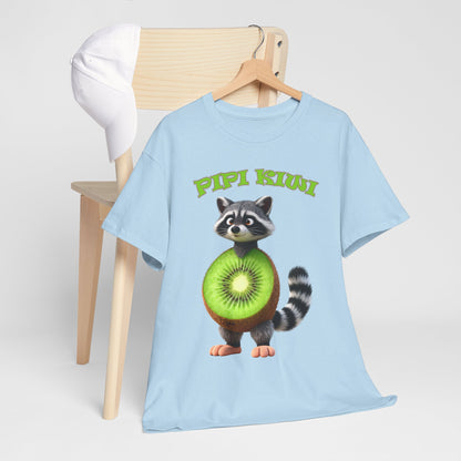 Pipi Kiwi Shirt – Funny Raccoon Fruit Mashup Tee