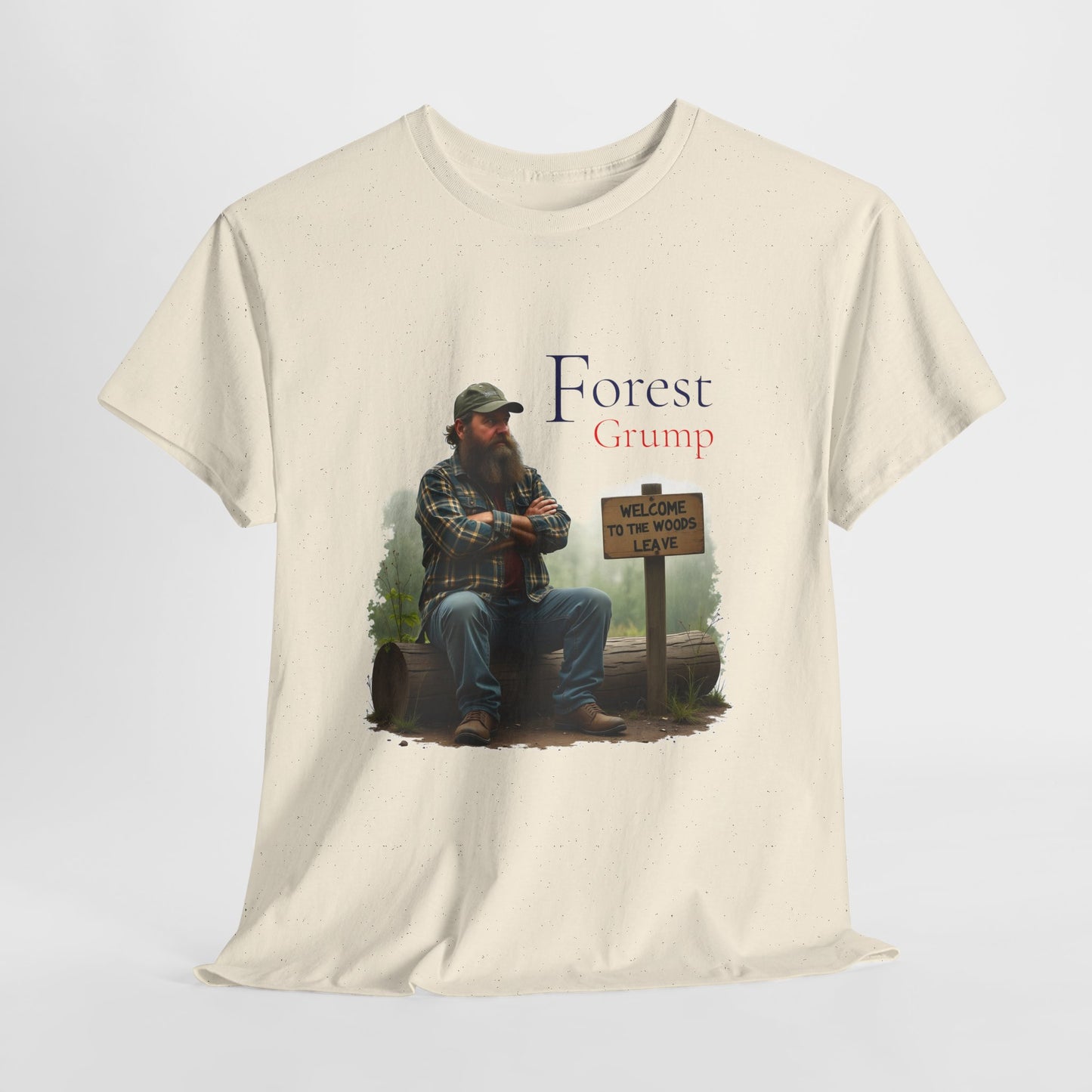Forest Grump Shirt – Funny Camping Introvert T-Shirt, Sarcastic Wilderness Tee, Grumpy Outdoors Gift for Men & Nature Lovers