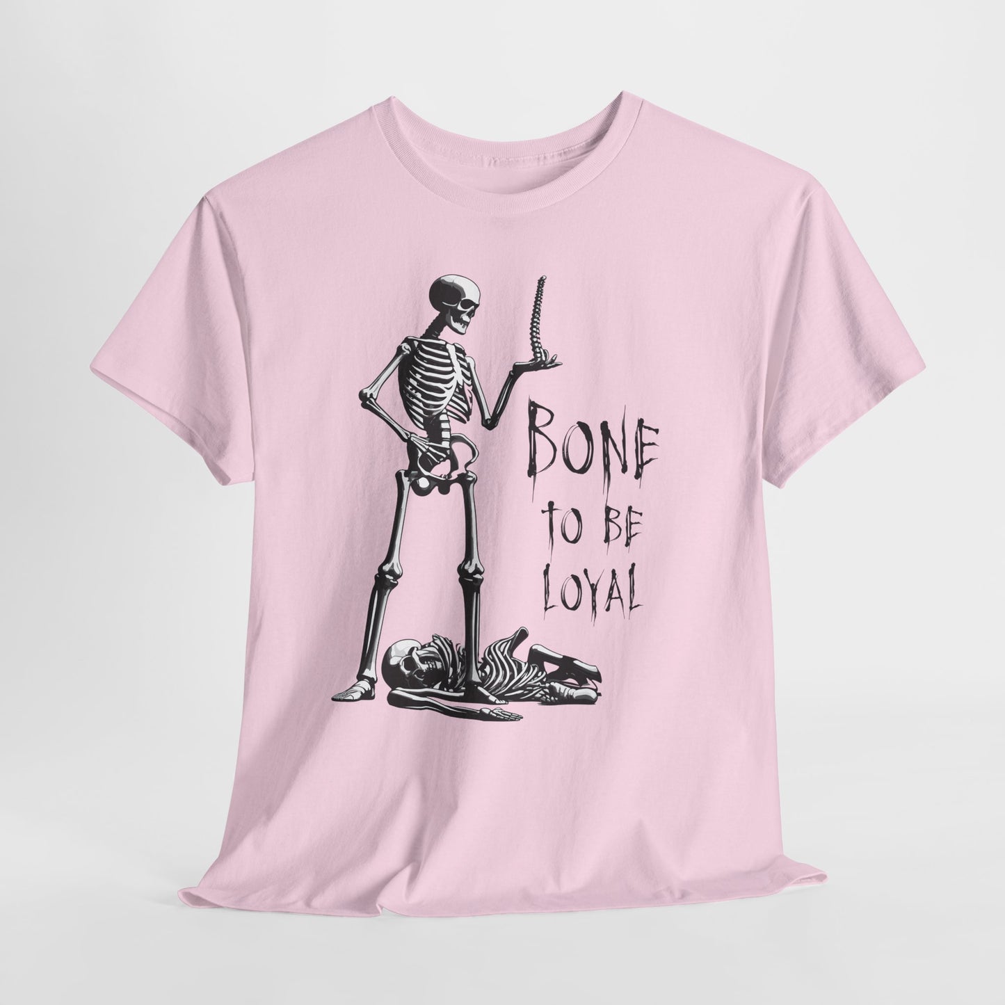 Skeleton Spine Pun T-Shirt - Funny Dark Humor Anatomy Tee