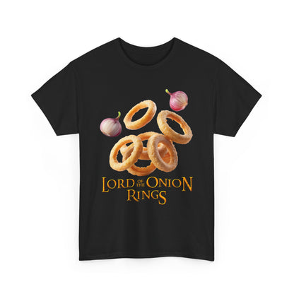 Lord of the Onion Rings - Funny Food & Fantasy Parody T-Shirt