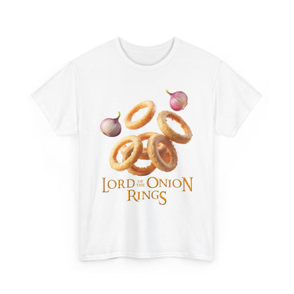 Lord of the Onion Rings - Funny Food & Fantasy Parody T-Shirt