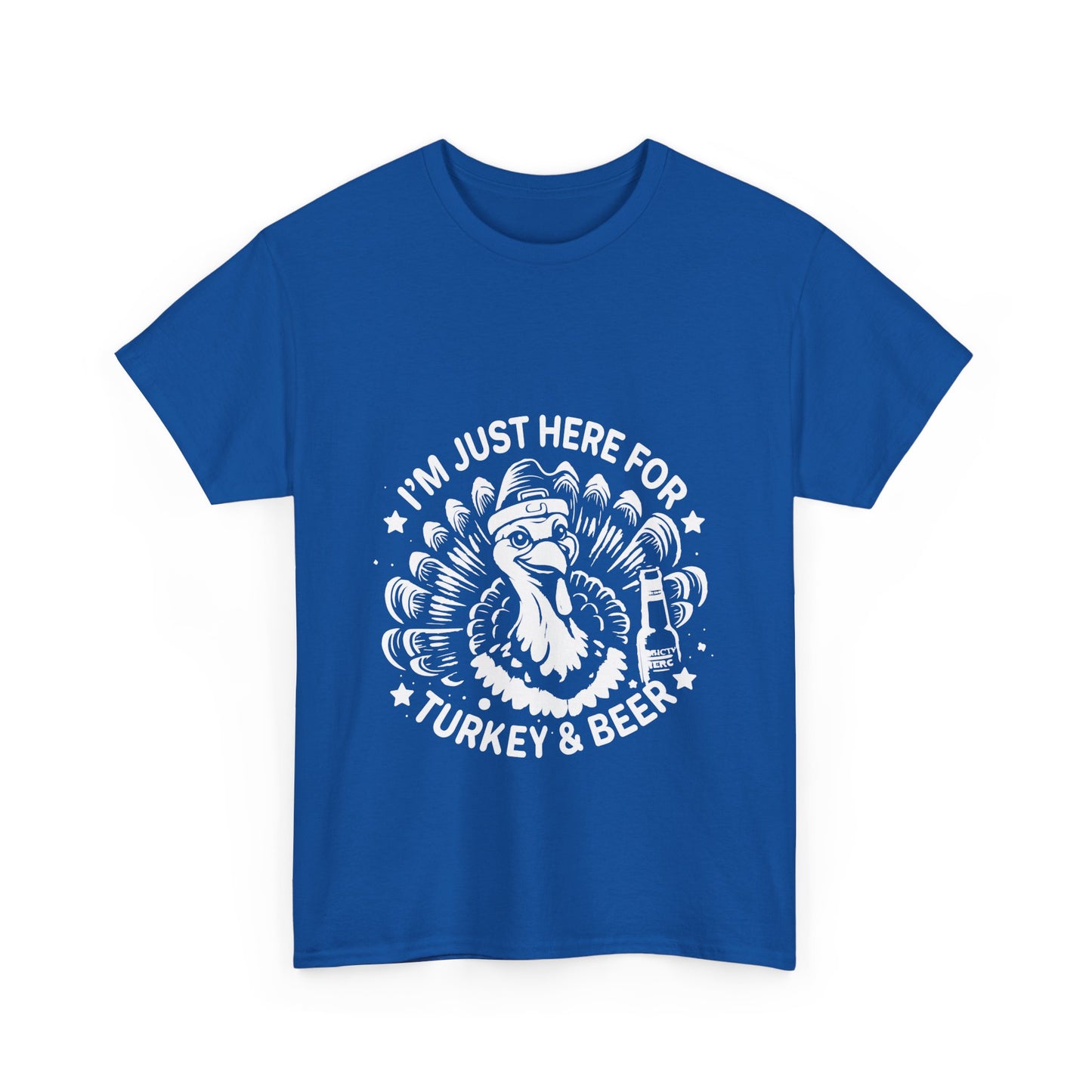 Turkey and Beer T-Shirt - Funny Thanksgiving Drinking Tee