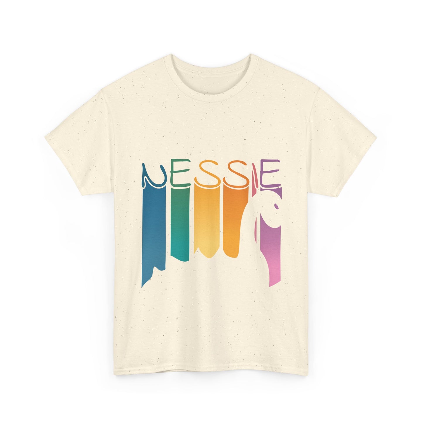 Nessie T-Shirt - Loch Ness Monster Retro Rainbow Tee
