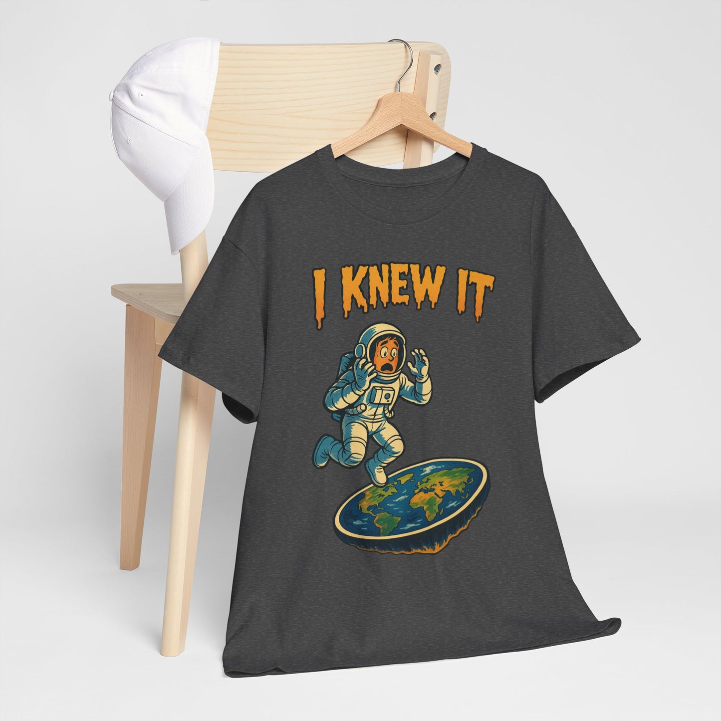 I Knew It Flat Earth Shirt - Funny Astronaut Meme Tee