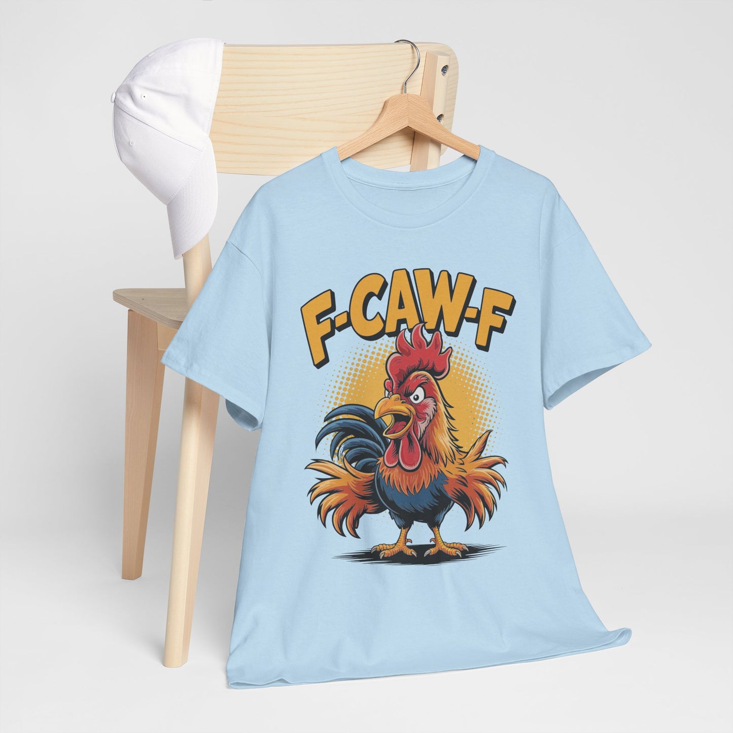 Rooster F-CAW-F Shirt - Funny Chicken Farm Pun Tee