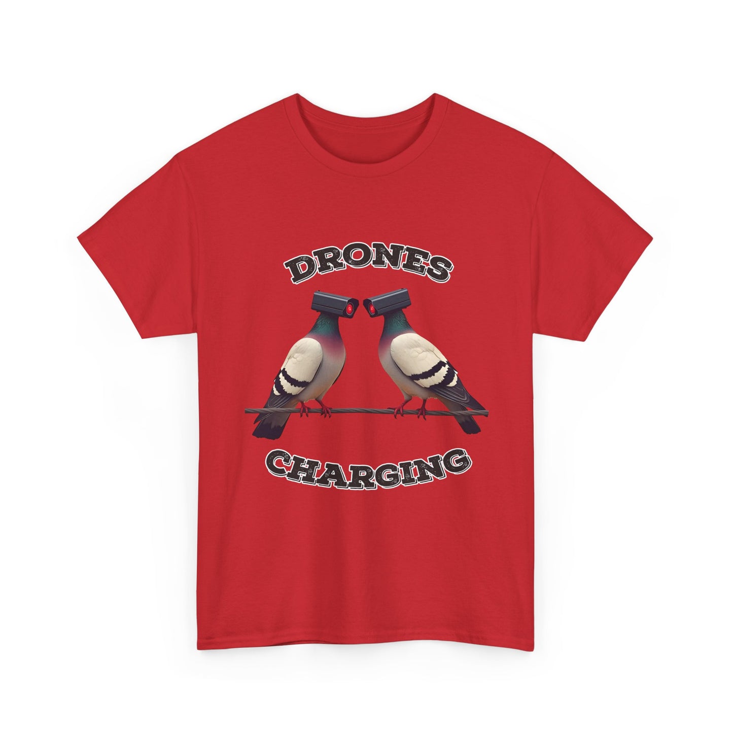 Drohnen laden Shirt - Lustiges Taubenkamera-Meme-T-Shirt