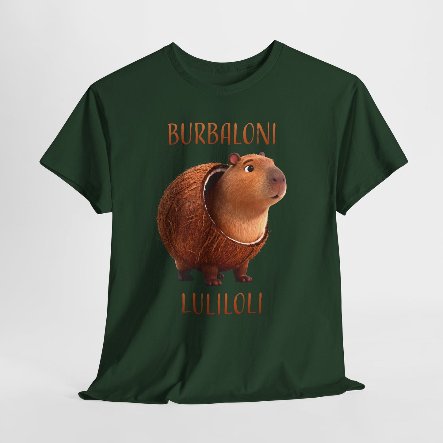 Burbaloni Luliloli Shirt – Cute Capybara in Coconut Funny Animal Tee