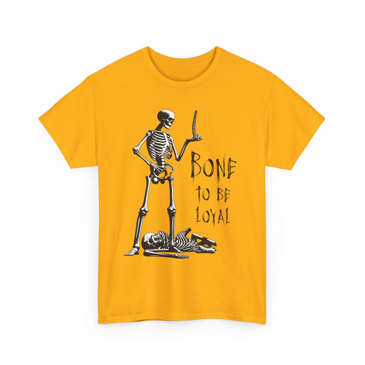 Skeleton Spine Pun T-Shirt - Funny Dark Humor Anatomy Tee