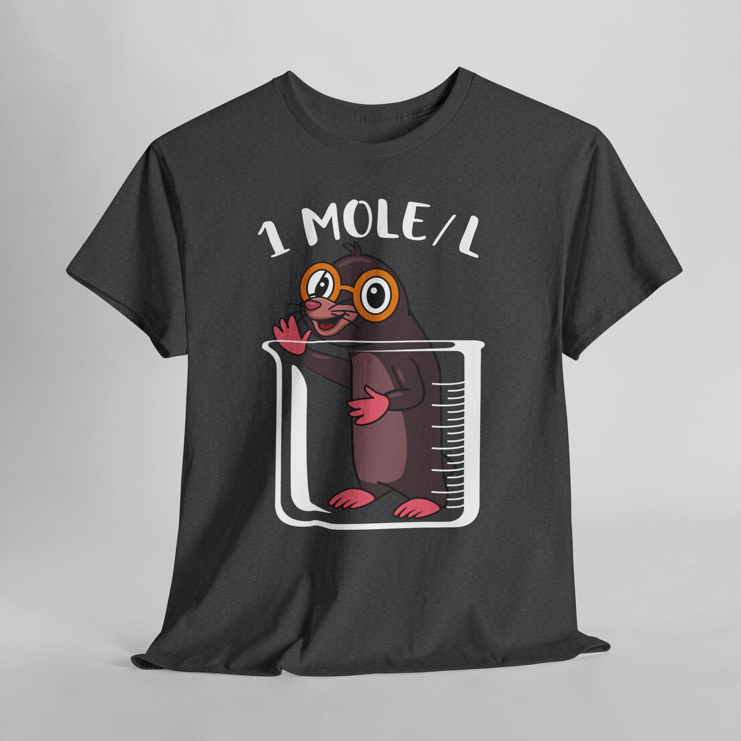 1 MOLE/L Shirt - Funny Chemistry Pun Tee, Science Nerd Gift