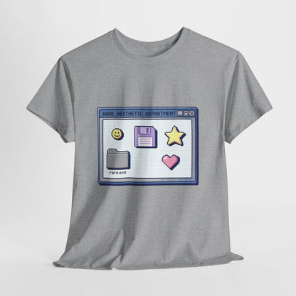 Rare Aesthetic Department Shirt – Pastel Pixel Y2K Vaporwave Tee