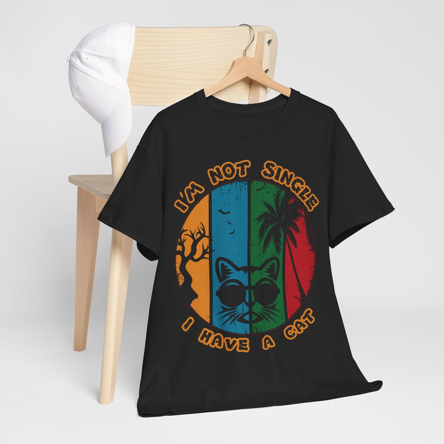 I’m Not Single I Have a Cat Shirt - Retro Funny Cat Tee